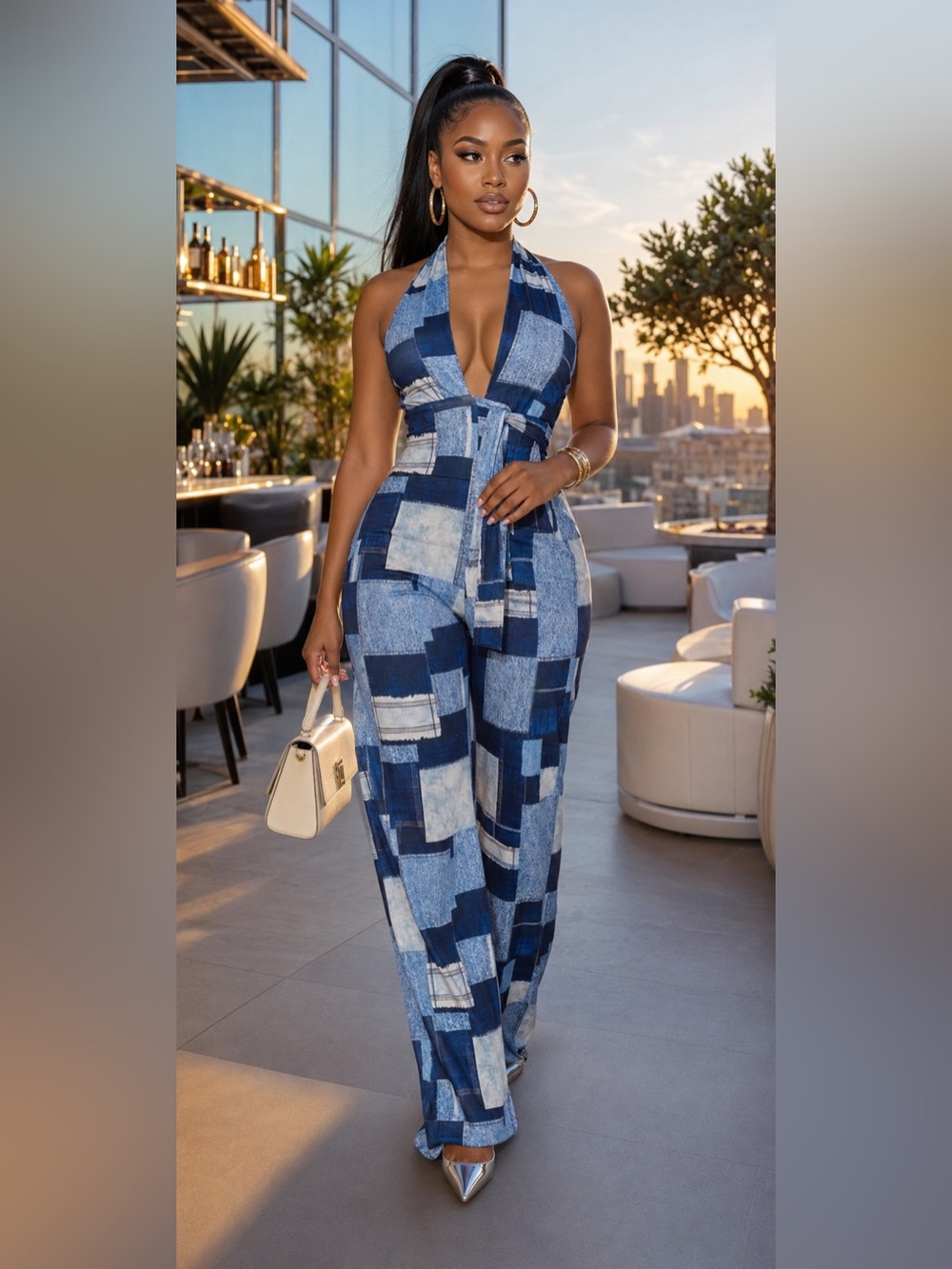 Baddie Denim Jumpsuit
